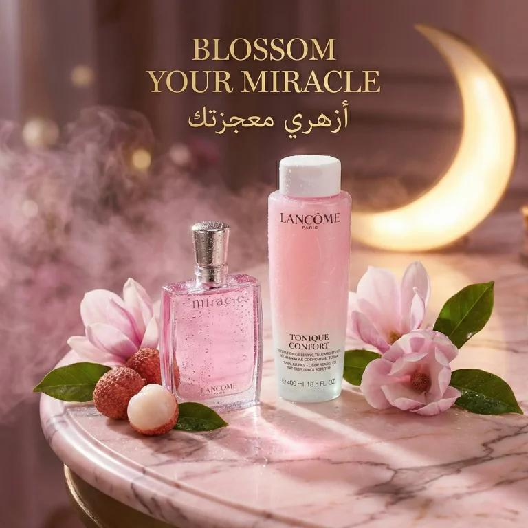 Lancôme Set | The “Pink Miracle” Duo (Tonique Confort 400ml + Miracle EDP 100ml)